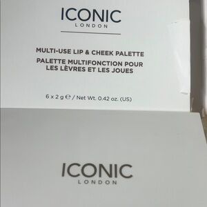ICONIC London Multi-Use Lip & Cheek Palette - Sleek White